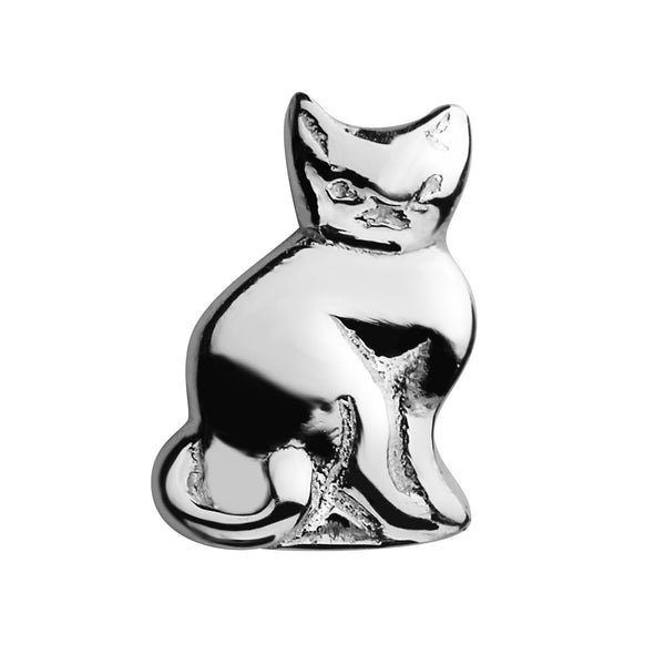 STOW Cat (Nine Lives) Charm - Sterling Silver