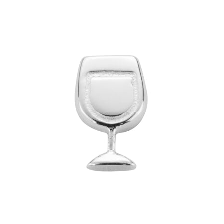 STOW Wine Glass (Celebrate) Charm - Silver