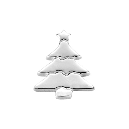 STOW Christmas Tree (Delightful) Charm - Silver