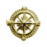 STOW Compass (Direction) Charm - 9ct Yellow Gold