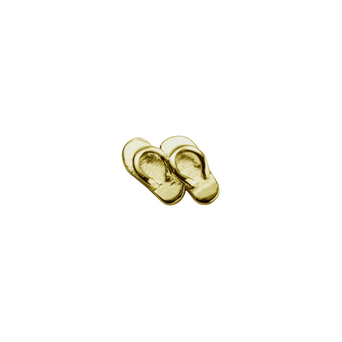 STOW Jandals (Freedom) Charm - 9ct Yellow Gold
