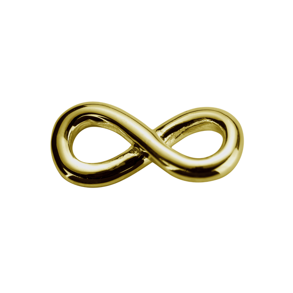 STOW Infinity Twist (Devotion) Charm - 9ct Yellow Gold