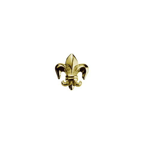 STOW Fleur De Lis (Elegance) Charm - 9ct Yellow Gold