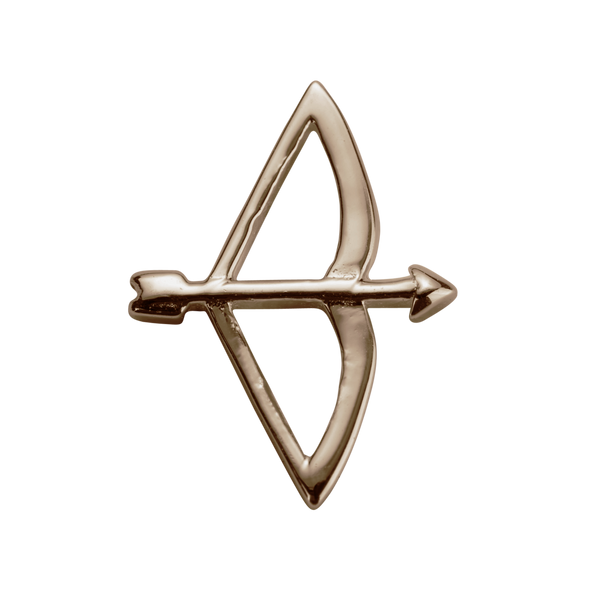 STOW Bow & Arrow (Beloved) Charm - 9ct Rose Gold