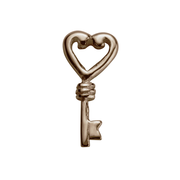 STOW Key (Treasured) Charm - 9ct Rose Gold