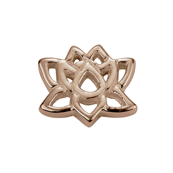 STOW Lotus (Enlightenment) Charm - 9ct Rose Gold