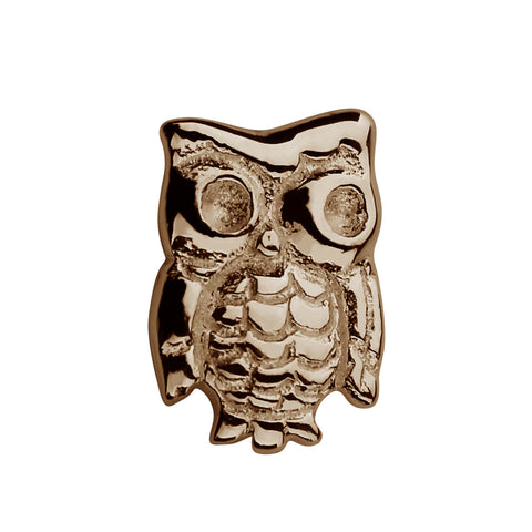 STOW Owl (Wise One) Charm - 9ct Rose Gold