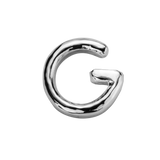 STOW Letter G Charm - Sterling Silver
