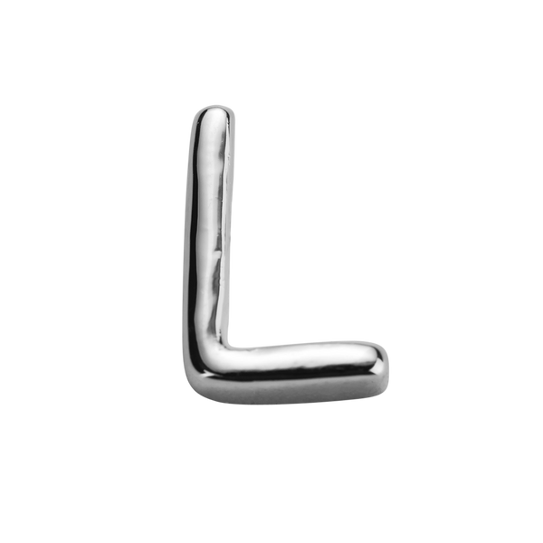 STOW Letter L Charm - Sterling Silver