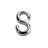 STOW Letter S Charm - Sterling Silver