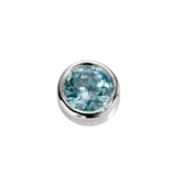 STOW Virtue Charm - Courage - Aquamarine & Sterling Silver