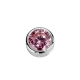 STOW Virtue Charm - Compassion - Pink Tourmaline & Sterling Silver