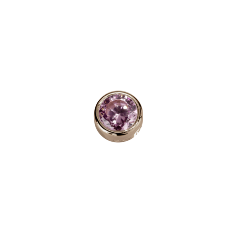 STOW Virtue Charm - Compassion - Pink Tourmaline & 9ct Rose Gold