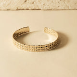 Najo - Weave Cuff 60mm Gold Plated