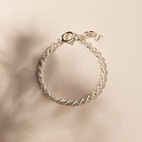 Najo - Twine Silver Chain Bracelet 20cm