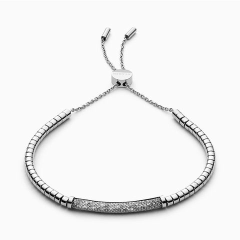Skagen Jewellery Merete Silver-Tone Brilliant Mesh Bracelet - SKJ1206040