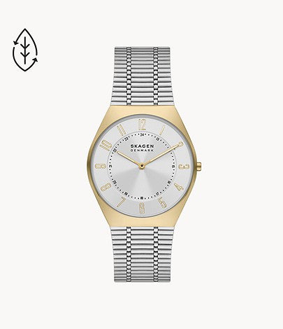 Skagen - Grenen Ultra Slim Two-Hand Silver Stainless Steel Watch