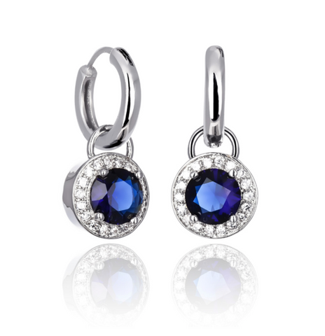 Kagi - Sapphire Orbit Drops Med E/Ring charm