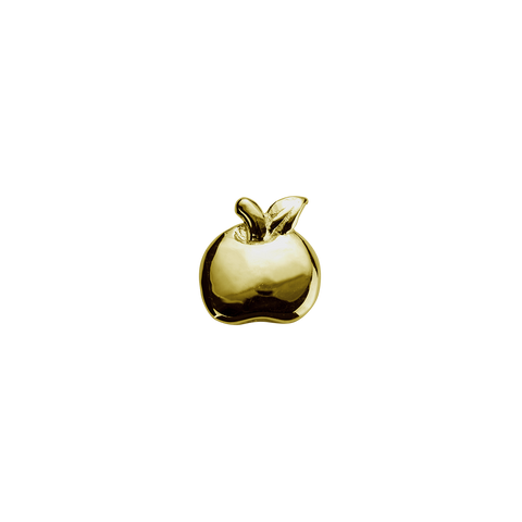 STOW Apple (Of My Eye) Charm - 9ct Yellow Gold