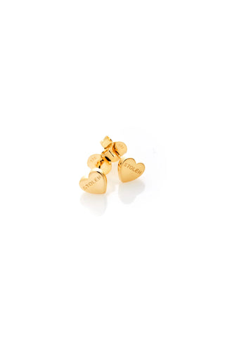 Stolen Girlfriends Club - Heart Earrings - Gold Plated