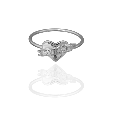 Boh Runga Small But Perfectly Formed Lil Sweetheart Ring - Size K