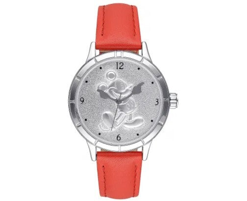 Disney - Mickey Mouse Sculpted Dial Red/Silver