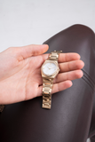 Furla - Tempo Mini Crystal Gold Bracelet Watch