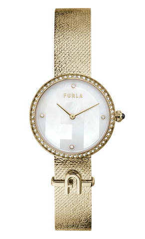 Furla - Small Logo Gold Bracelet Watch