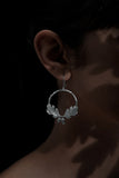 Karen Walker Acorn & Leaf Wreath Earrings - Sterling Silver