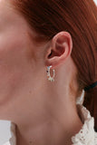 Karen Walker - Baroque Earrings Silver