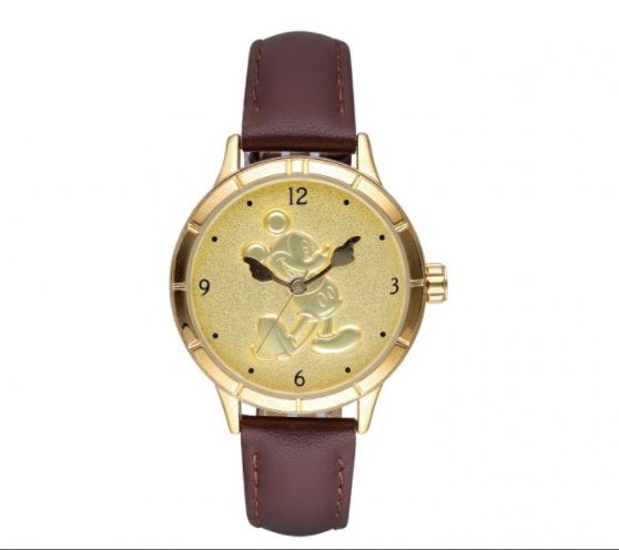Disney - Mickey Mouse Watch Sculpted Dial Gold