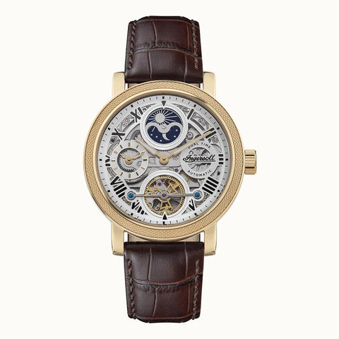 Ingersoll - The Row Automatic Gold/Brown Watch