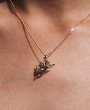 Meadowlark - Cherub Charm Necklace Silver