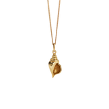 Meadowlark - Conch Charm Necklace Gold Plated