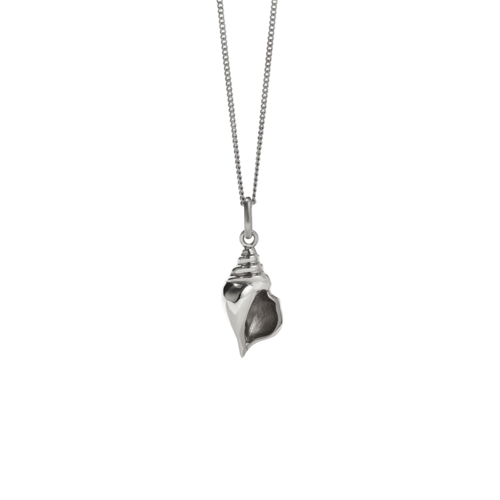 Meadowlark - Conch Charm Necklace - Sterling Silver