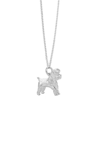 Karen Walker - Dog Necklace Silver