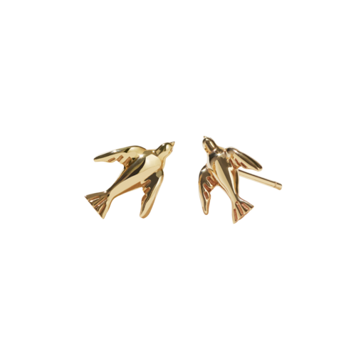 Meadowlark - Dove Studs Gold Plated
