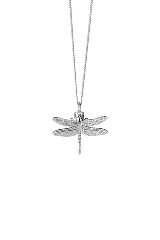 Karen Walker - Dragonfly Necklace Silver