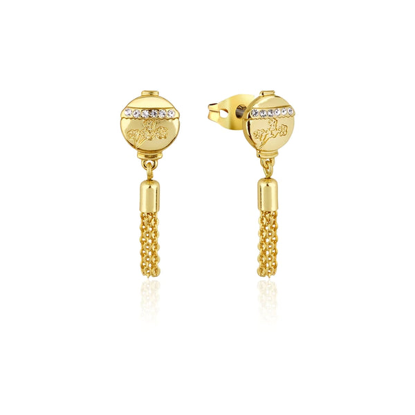 Couture Kingdom- Mulan Yellow Gold Plated Earrings