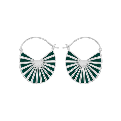 Daylight - Flare Green Earrings