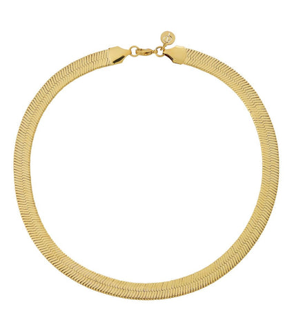 Edblad - Herringbone Necklace L Gold