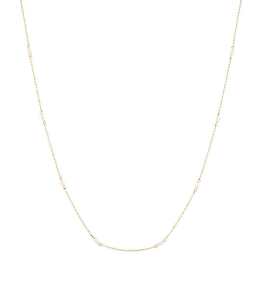 Edblad - Perla Mini Necklace Multi White/Gold