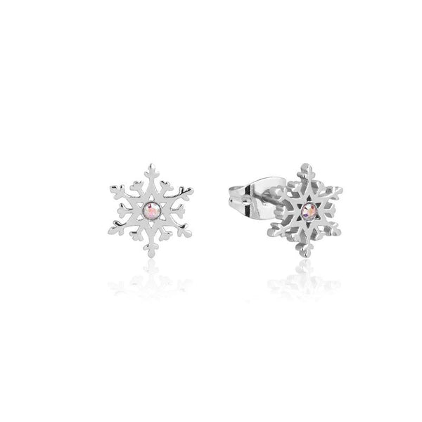 Disney Frozen Snowflake Earrings - Sterling Silver
