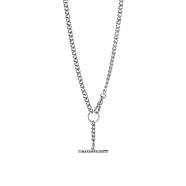Meadowlark - Halcyon - Fob Chain Necklace Sterling Silver