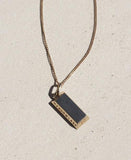 Meadowlark - Gold Bar Charm Necklace Gold Plated