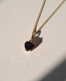 Meadowlark - Heart Jewel Necklace Silver