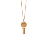 Meadowlark - Key Charm Necklace Gold Plated