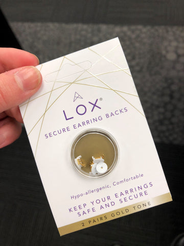 Lox Secure Earring Backs - Gold Plated