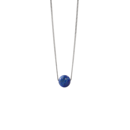 Meadowlark - Maya Necklace Small With Blue Lapis On A Sterling Silver 50cm Chain