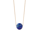 Meadowlark - Maya Necklace With Blue Lapis On A 50cm 9ct Yellow Gold Chain
